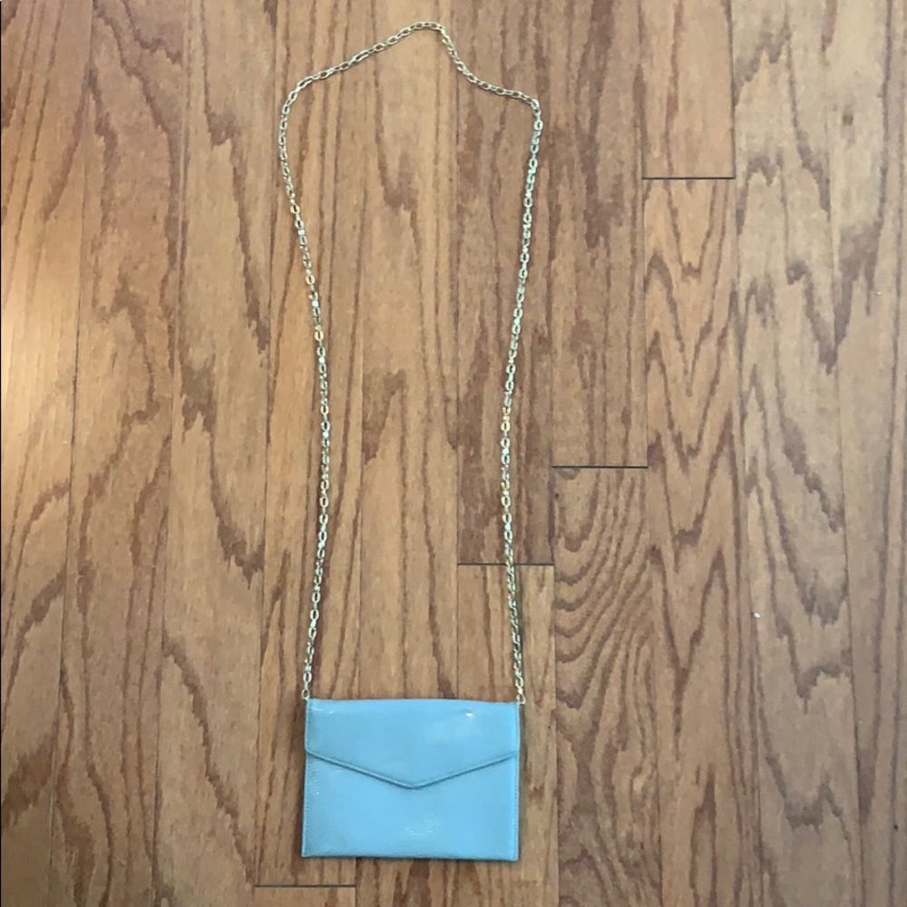 Halogen Gray Envelope Wallet Clutch